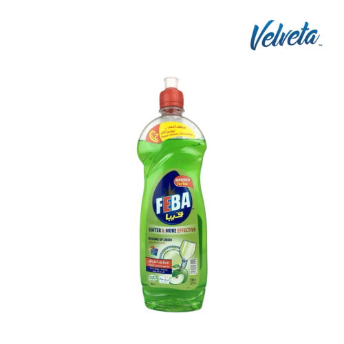 فيبا بالجلسرين-سائل غسيل الصحون-رائحه التفاح الاخضر-730جم