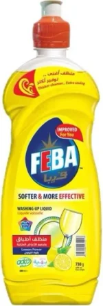 فيبا بالجلسرين-سائل غسيل الصحون-رائحه الليمون-730جم
