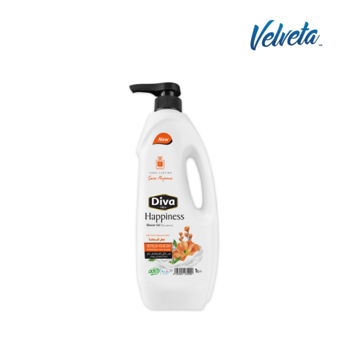 ديفا-سائل إستحمام-عطر السعادة-1000مل