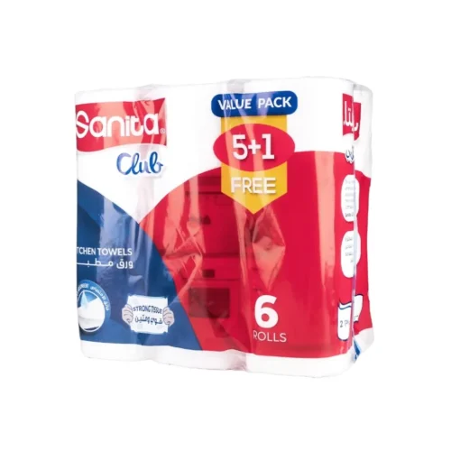 سانيتا ورق مطبخ نشاف| 5+1 رول